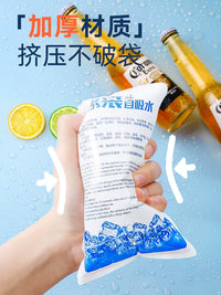 Self-Absorbing Reusable Ice Packs for Cold Storage & Fresh Preservation