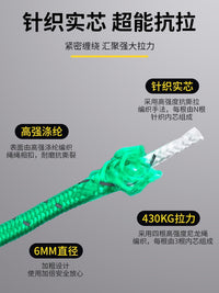 Reflective 6mm Guy Ropes for Outdoor Tents and Tarps, 4m Adjustable Windproof Camping Cord