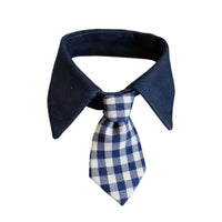 Pet Plaid Bandana Collar with Adjustable Tie for Cats and Small Dogs, Gentleman Style Photo Prop