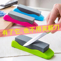 Knife Sharpener for Home Use, Coarse and Fine Whetstone, Multi-Function Small Sharpening Stone, Factory Direct