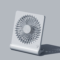 Portable USB Rechargeable Desk Fan with Wall Mount for Home, Office, and Outdoor Use
