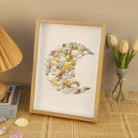3D Shadow Box Frame for Dried Flowers, Shells, and Specimens with Display Stand