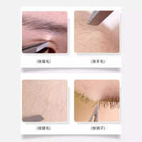 Precision Stainless Steel Eyebrow Tweezer Set for Hair Removal