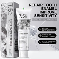 7.5% Nano Hydroxyapatite Fluoride-Free Whitening Toothpaste for Stain Removal & Enamel Protection, 120g