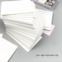 Thick White Cardboard Inserts for Card Protection, 1.5mm Rigid Backing Boards