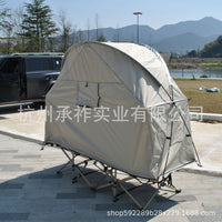 2-in-1 Off-Ground Tent, Cot Tent, Single Person Backpacking Camping Tent (Bed Not Included)