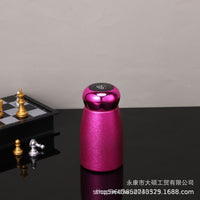 Smart Temperature Display Titanium Coated Mini Portable Stainless Steel Vacuum Insulated Bottle