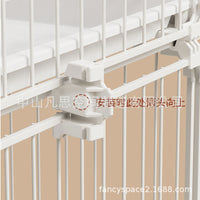 Pet Cage Base with Wheels and Overlap Buckles for Small Animals