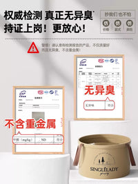Folding Portable Basin, Large Disposable Travel Camping Bucket, Laundry and Foot Soaking Bag, Vegetable Washing Basin
