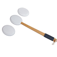 Long Handle Back Lotion Applicator Brush with Replaceable Heads