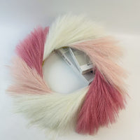 Artificial Pampas Grass Wreath for Home Decor, Weddings, and Festivals