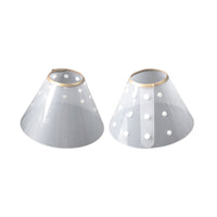 Pet Protective Collar Elizabethan Cone for Dogs and Cats Anti-Bite Adjustable Plastic Snap Closure