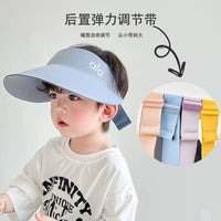 Kids' Summer UV Protection Sun Visor Hat with Wide Brim for Outdoor Sports