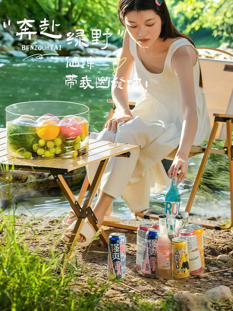 Folding Basin, Disposable Items, Travel Essentials, Portable Laundry Bag, Washbasin, Travel Water Basin, Hotel Water Bucket