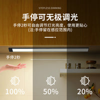 Wireless Under Cabinet Light, USB Rechargeable Motion Sensor LED Strip Light for Kitchen, Desk, Wardrobe, Bedroom