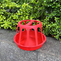 Anti-Spill Plastic Poultry Feeder and Waterer for Chickens and Geese
