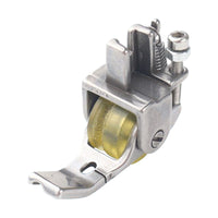 Heavy Duty Flat Car Cording Foot with Groove Roller for Leather, Cotton Clothes, Curtains - P69 Sewing Machine Accessory
