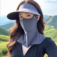 Summer UV Protection Sun Visor Hat for Women, Foldable Wide Brim Empty Top Sun Hat