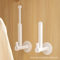 L-shaped Retractable Wall-Mounted Hat Rack for Wardrobe and Door