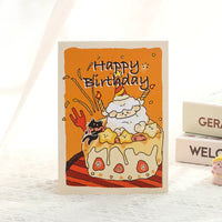3D Pop-Up Musical Birthday Card with Recording Function and LED Lights