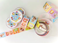 Original Hamster Washi Tape Cute High Saturation Hand-Painted Contrast Color