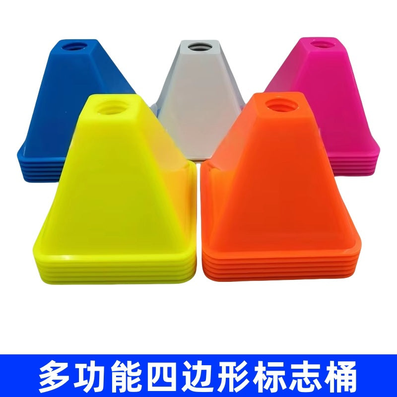 10cm Square Marker Cones for Soccer Training, Agility Drills, and Obstacle Courses