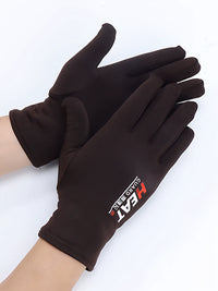 Winter Warm Cycling Gloves for Men and Women, Thin Fleece Lined Windproof Full Finger Driving Gloves
