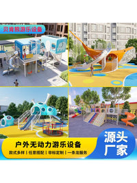 Outdoor Stainless Steel Playground Slide for Parks and Communities