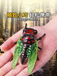 Wind-Up Crawling Insect Toys for Kids - Beetle, Bee, Grasshopper Models