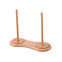 Wooden Multifunctional Paper Towel Holder and Yarn Dispenser