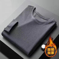 Men's Thermal Underwear Set, Double-Sided Fleece, Seamless, Warm Base Layer