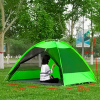 Pop-Up Mosquito Net Tent for Camping & Travel - Single/Double Person, Breathable Mesh, Easy Setup