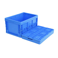 Foldable Plastic Storage Crate for Logistics and Cold Chain Transport