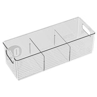 Clear Thickened Storage Bins for Kitchen, Refrigerator, Desk, and Cosmetics