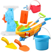 Kids' Beach Sand Toy Set with Large Shovel and Sand Sieve for Outdoor Play