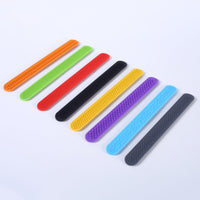 Silicone Sensory Slap Bracelets Fidget Toys with Textured Design for Stress Relief
