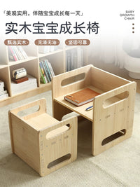 Kids Wooden Chair with Backrest for Kindergarten, Dining, and Home Use
