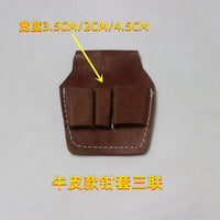 Electrician's Leather Tool Pouch for Pliers Wrenches and Small Hardware