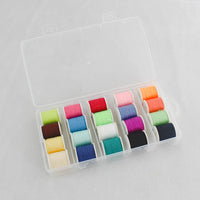 403 Polyester Colorful Sewing Thread Spools for Household Sewing Machines - Small Bobbins for Mending and Crafting