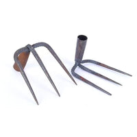 Garden 2/3/4-Tine Steel Rake for Planting, Digging, Weeding, and Loosening Soil, Agricultural Tool for Sweet Potatoes and Peanuts