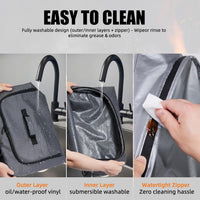 Outdoor Camping BBQ Cookware Storage Bag Insulated Leak-Proof Meat Cooler