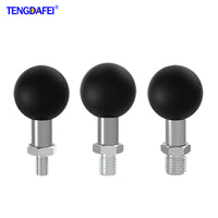 Motorcycle Rearview Mirror Ball Head Mount Adapter for M6 M8 M10 Brackets