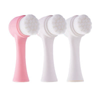 Multifunctional Double-Sided Facial Cleansing Brush & Coral Fleece Headband Set
