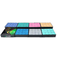 Billiards Cue Chalk, 144-Count Box, Oil-Based/Dry Snooker Pool Cue Tip Chalk