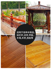Tung Oil Wood Finish for Waterproofing and Preservation - Natural, Food-Grade Alternative to Wood Wax and Varnish