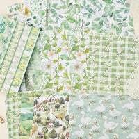 Vintage Floral Collage Background Paper for Scrapbooking and Journaling