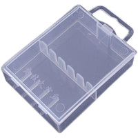 PP Plastic Storage Box for Fishing Space Beans, Transparent Organizer Case for Small Parts and Accessories
