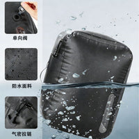 Vacuum Compression Storage Bags with Optional Electric Pump for Travel and Home Use, TPU Waterproof Airtight Clothes Organizer