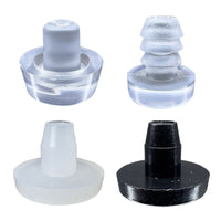 Rubber Round Tube Inserts Chair Leg Caps Anti-Collision Furniture Feet Pads