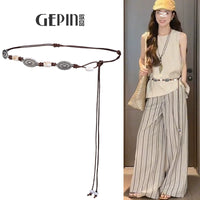 Bohemian Woven Waist Rope Belt for Dresses and Accessories